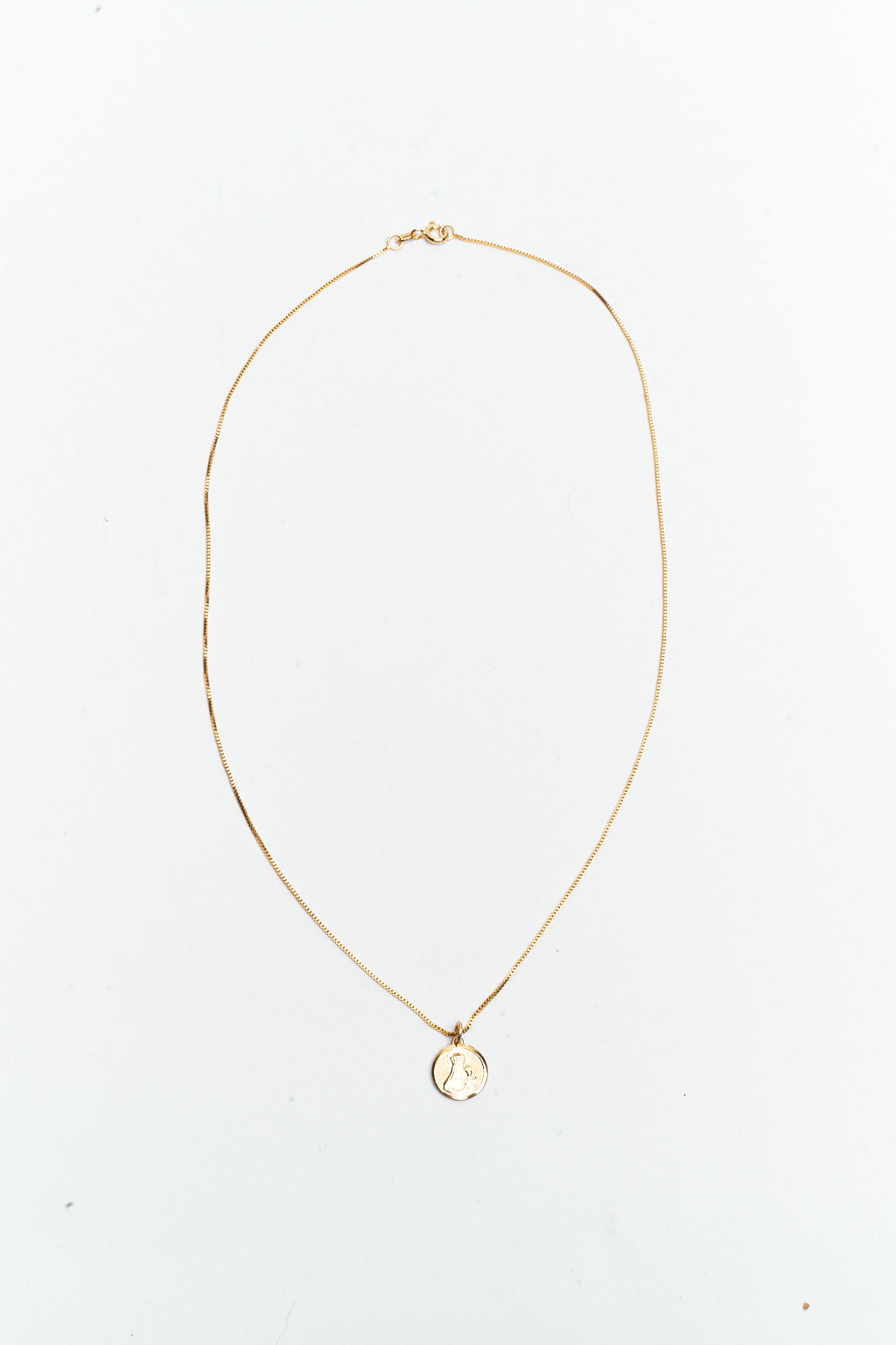 Collar oro escapulario