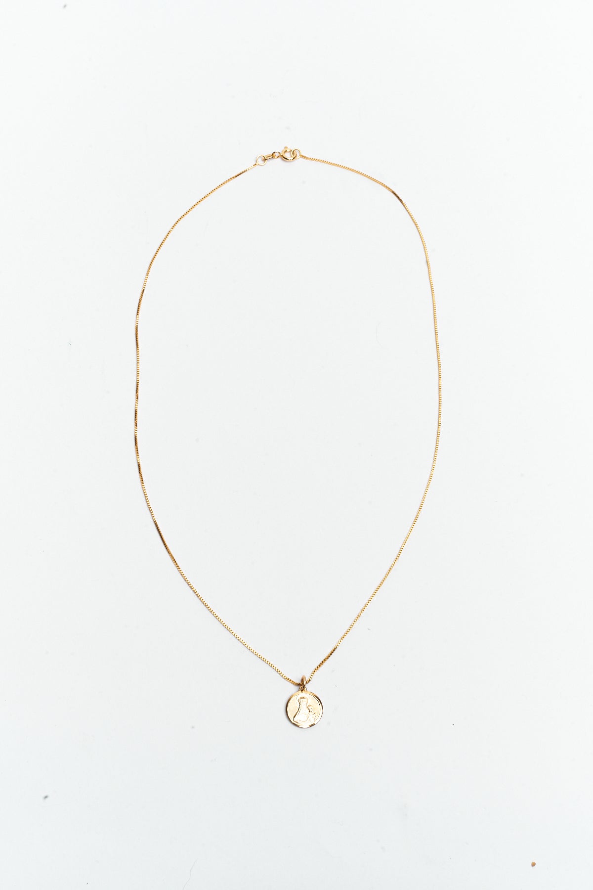 Collar oro escapulario